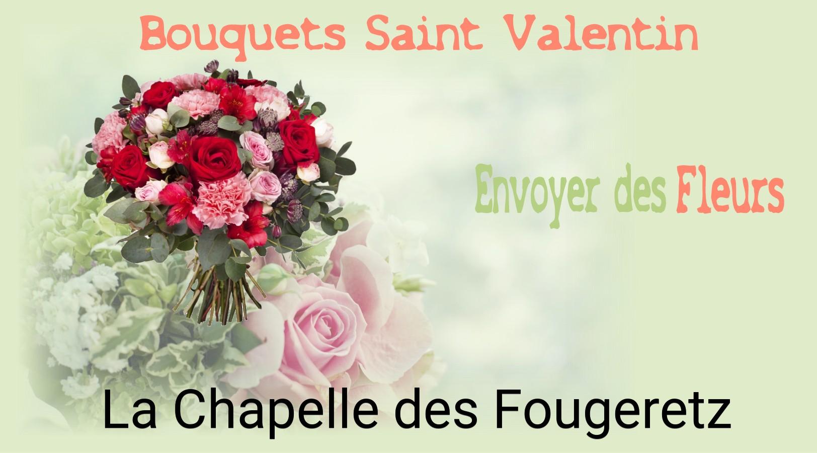 Roses de Saint-Valentin livrées à La Chapelle-des-Fougeretz